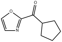 2-シクロペンタノイルオキサゾール 化学構造式