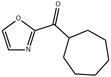 2-シクロヘプタンオイルオキサゾール 化学構造式