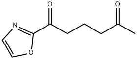 2-(5-オキソヘキサノイル)オキサゾール 化学構造式