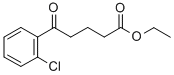 ETHYL 5-(2-CHLOROPHENYL)-5-OXOVALERATE Struktur