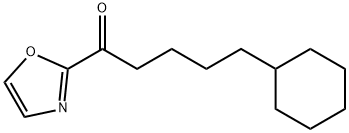 2-(5-CYCLOHEXYLVALERYL)OXAZOLE Structure