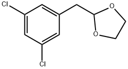 1,3-DICHLORO-5-(1,3-DIOXOLAN-2-YLMETHYL)BENZENE Struktur
