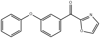 2-(3-フェノキシベンゾイル)オキサゾール 化学構造式