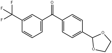 4'-(1,3-DIOXOLAN-2-YL)-3-TRIFLUOROMETHYLBENZOPHENONE