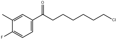 7-CHLORO-1-(4-FLUORO-3-METHYLPHENYL)-1-OXOHEPTANE