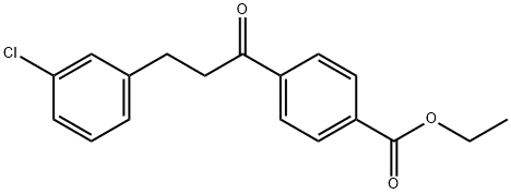 3-(3-CHLOROPHENYL)-4'-CARBOETHOXYPROPIOPHENONE