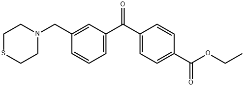 4'-CARBOETHOXY-3-THIOMORPHOLINOMETHYL BENZOPHENONE price.