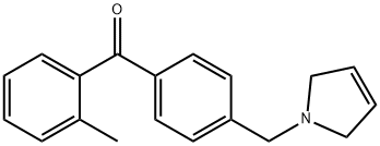 2-METHYL-4'-(3-PYRROLINOMETHYL) BENZOPHENONE|(4-((2,5-二氢-1H-吡咯-1-基)甲基)苯基)(邻甲苯基)甲酮