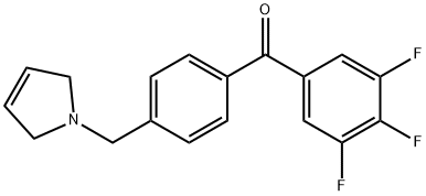 4'-(3-PYRROLINOMETHYL)-3,4,5-TRIFLUOROBENZOPHENONE price.