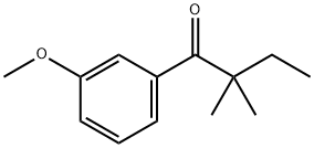 2,2-DIMETHYL-3'-METHOXYBUTYROPHENONE Structure