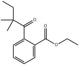 2-(2,2-二甲基丁酰基)苯甲酸乙酯, 898765-19-0, 结构式