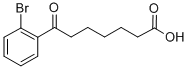 7-(2-BROMOPHENYL)-7-OXOHEPTANOIC ACID Structure