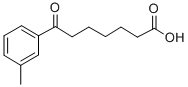 7-(3-METHYLPHENYL)-7-OXOHEPTANOIC ACID Structure