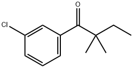 3'-クロロ-2,2-ジメチルブチロフェノン 化学構造式