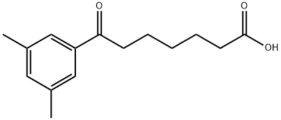 7-(3,5-DIMETHYLPHENYL)-7-OXOHEPTANOIC ACID Structure