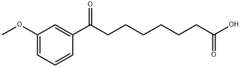 8-(3-METHOXYPHENYL)-8-OXOOCTANOIC ACID Structure