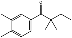 2,2,3',4'-テトラメチルブチロフェノン 化学構造式