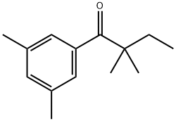 2,2,3',5'-テトラメチルブチロフェノン 化学構造式