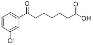 7-(3-CHLOROPHENYL)-7-OXOHEPTANOIC ACID Structure