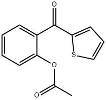 2-(2-ACETOXYBENZOYL) THIOPHENE Structure