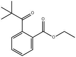2'-CARBOETHOXY-2,2-DIMETHYLPROPIOPHENONE Structure