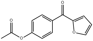 2-(4-ACETOXYBENZOYL) FURAN Struktur