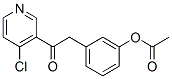 3-ACETOXYBENZYL 4-CHLORO-3-PYRIDYL KETONE 结构式