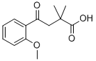 2,2-DIMETHYL-4-(2-METHOXYPHENYL)-4-OXOBUTYRIC ACID Structure