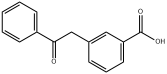 3-(2-オキソ-2-フェニルエチル)安息香酸 化学構造式