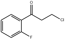 3-CHLORO-1-(2-FLUOROPHENYL)PROPAN-1-ONE 结构式