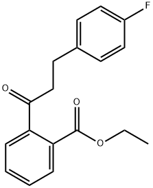 2'-CARBOETHOXY-3-(4-FLUOROPHENYL)PROPIOPHENONE Structure