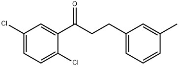 2',5'-DICHLORO-3-(3-METHYLPHENYL)PROPIOPHENONE Structure