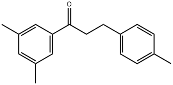 1-(3,5-二甲基苯基)-3-(对甲苯基)丙-1-酮,898768-87-1,结构式