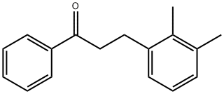3-(2,3-ジメチルフェニル)プロピオフェノン 化学構造式