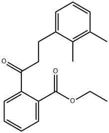 2'-CARBOETHOXY-3-(2,3-DIMETHYLPHENYL)PROPIOPHENONE Structure