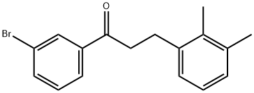 3'-BROMO-3-(2,3-DIMETHYLPHENYL)PROPIOPHENONE Structure