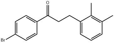 4'-BROMO-3-(2,3-DIMETHYLPHENYL)PROPIOPHENONE Structure