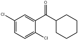 CYCLOHEXYL 2,5-DICHLOROPHENYL KETONE Struktur