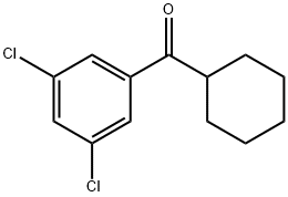シクロヘキシル3,5-ジクロロフェニルケトン 化学構造式