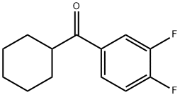 CYCLOHEXYL 3,4-DIFLUOROPHENYL KETONE Structure