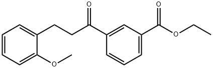 3'-CARBOETHOXY-3-(2-METHOXYPHENYL)PROPIOPHENONE Structure