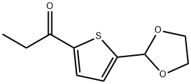 5-(1,3-DIOXOLAN-2-YL)-2-THIENYL ETHYL KETONE Structure