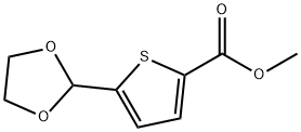 METHYL 5-(1,3-DIOXOLAN-2-YL)-2-THIOPHENECARBOXYLATE Structure