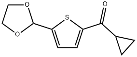 CYCLOPROPYL 5-(1,3-DIOXOLAN-2-YL)-2-THIENYL KETONE