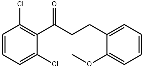 2',6'-DICHLORO-3-(2-METHOXYPHENYL)PROPIOPHENONE|1-(2,6-二氯苯基)-3-(2-甲氧基苯基)丙-1-酮