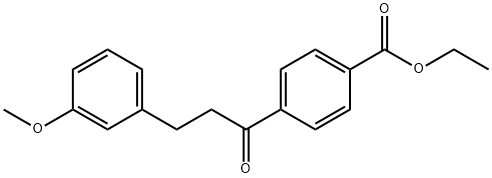 4'-CARBOETHOXY-3-(3-METHOXYPHENYL)PROPIOPHENONE Structure