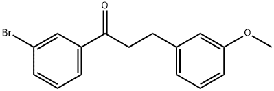 3'-BROMO-3-(3-METHOXYPHENYL)PROPIOPHENONE Structure