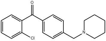 2-CHLORO-4'-PIPERIDINOMETHYL BENZOPHENONE