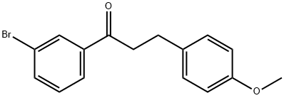 3'-BROMO-3-(4-METHOXYPHENYL)PROPIOPHENONE Structure