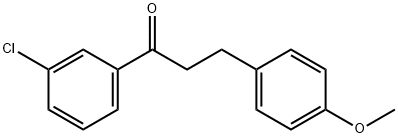 3'-CHLORO-3-(4-METHOXYPHENYL)PROPIOPHENONE Struktur